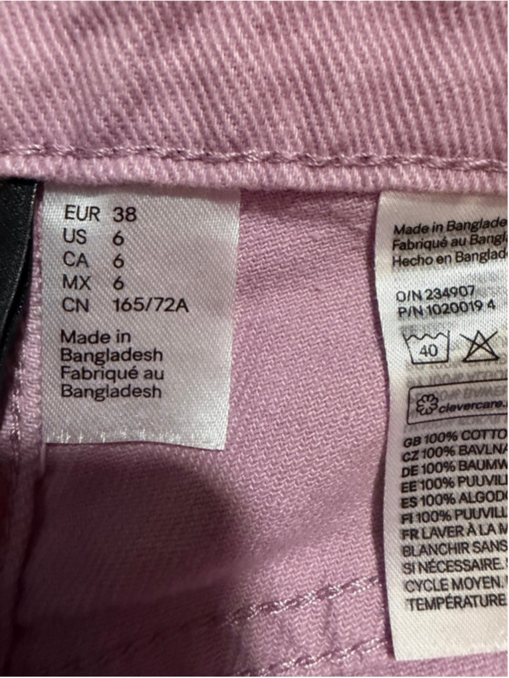 Women's H&M Pink Distressed Straight Leg Jeans Size 6
265 - Picture 7 of 9